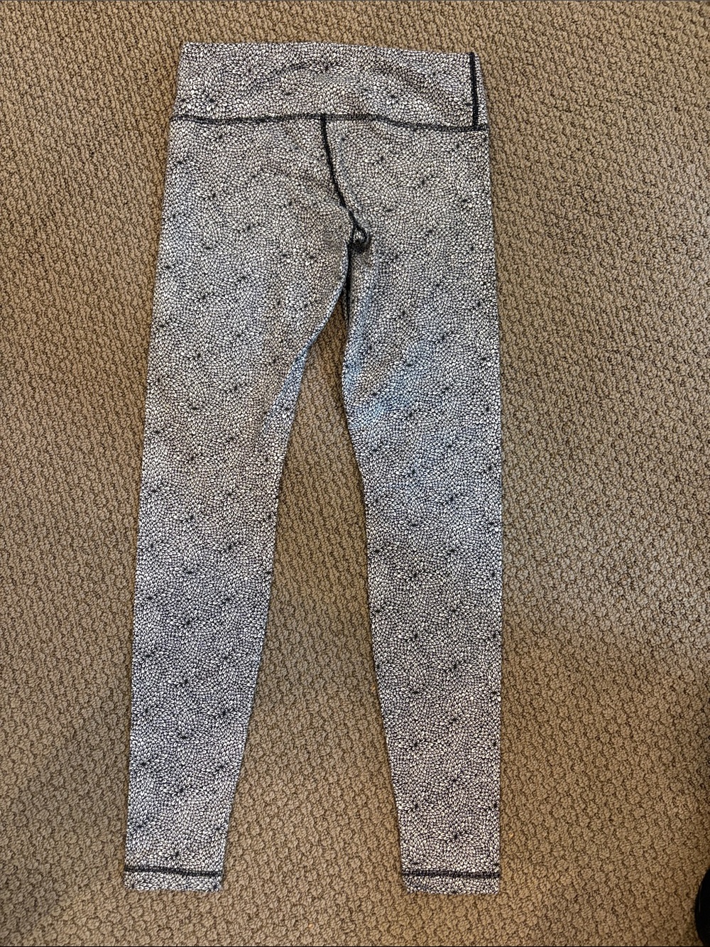 lululemon athletica Black & White Speckled Leggings